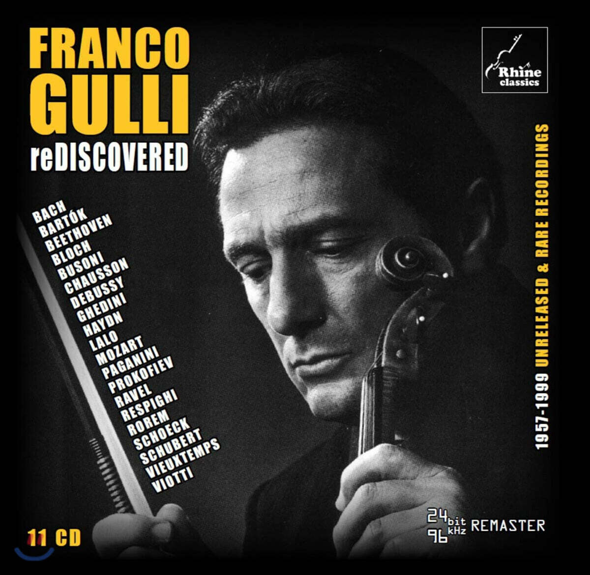 Franco Gulli 프랑코 굴리 바이올린 녹음 모음집 (Rediscovered: 1957-1999 Unreleased , Rare Recordings)