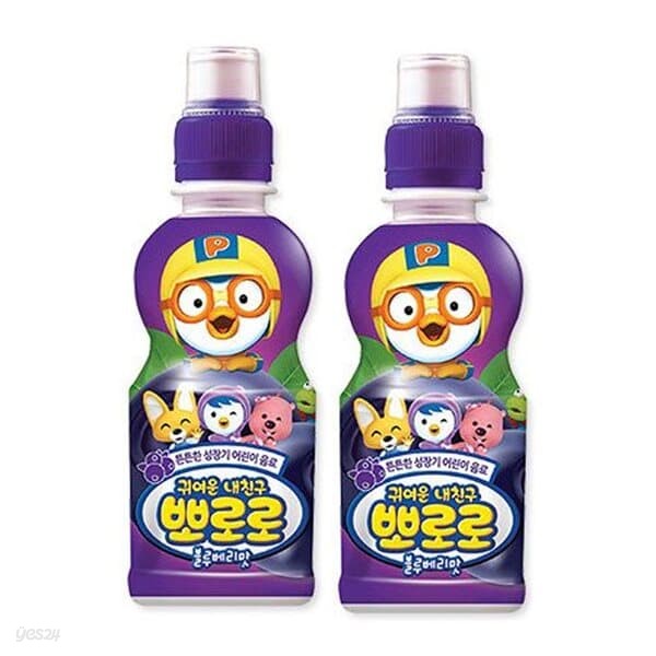 팔도 뽀로로블루베리 235mL 24펫