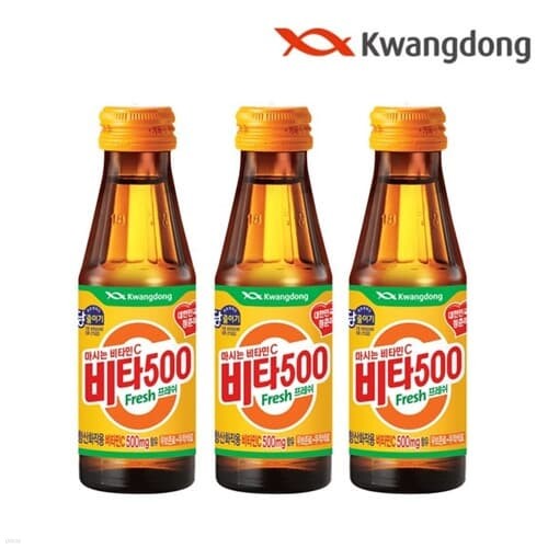 광동제약 비타500프레쉬 100mL 100병