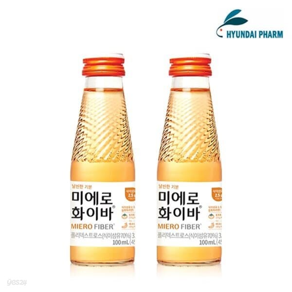 현대약품 미에로화이바 100mL 50병