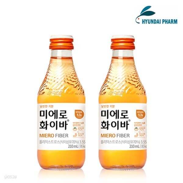 현대약품 미에로화이바 210mL 10병