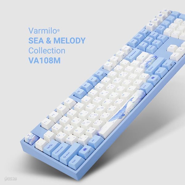 VARMILO VA108M SEA MELODY PBT 염료승화 한글 (적축)