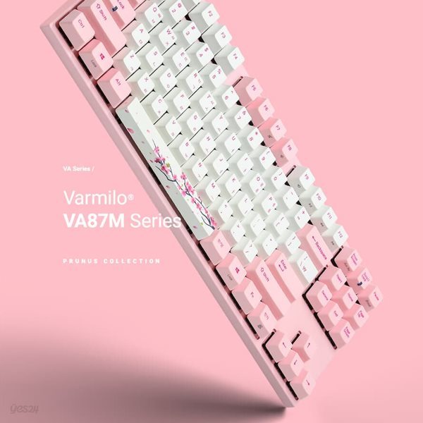 VARMILO VA87M 매화 컬렉션 PBT 염료승화 한글 (저소음 적축)