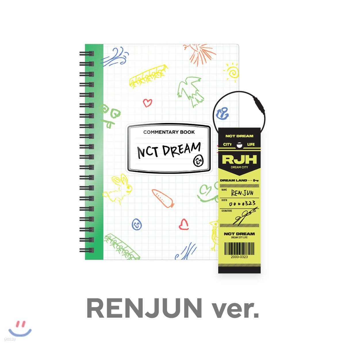 [RENJUN] 엔시티 드림 (NCT DREAM) - NCT LIFE : DREAM in Wonderland 코멘터리북 + 러기지택 SET