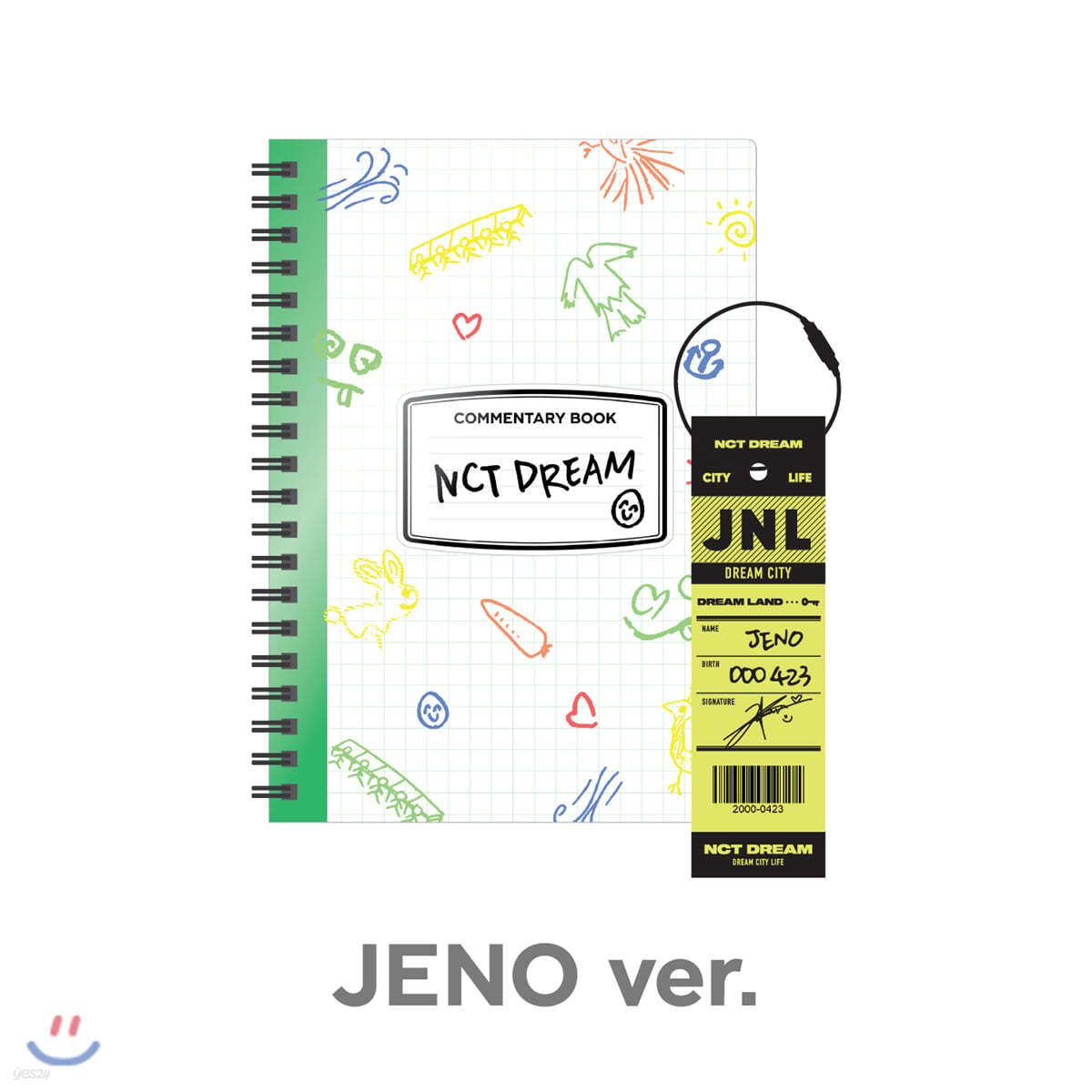 [JENO] 엔시티 드림 (NCT DREAM) - NCT LIFE : DREAM in Wonderland 코멘터리북 + 러기지택 SET