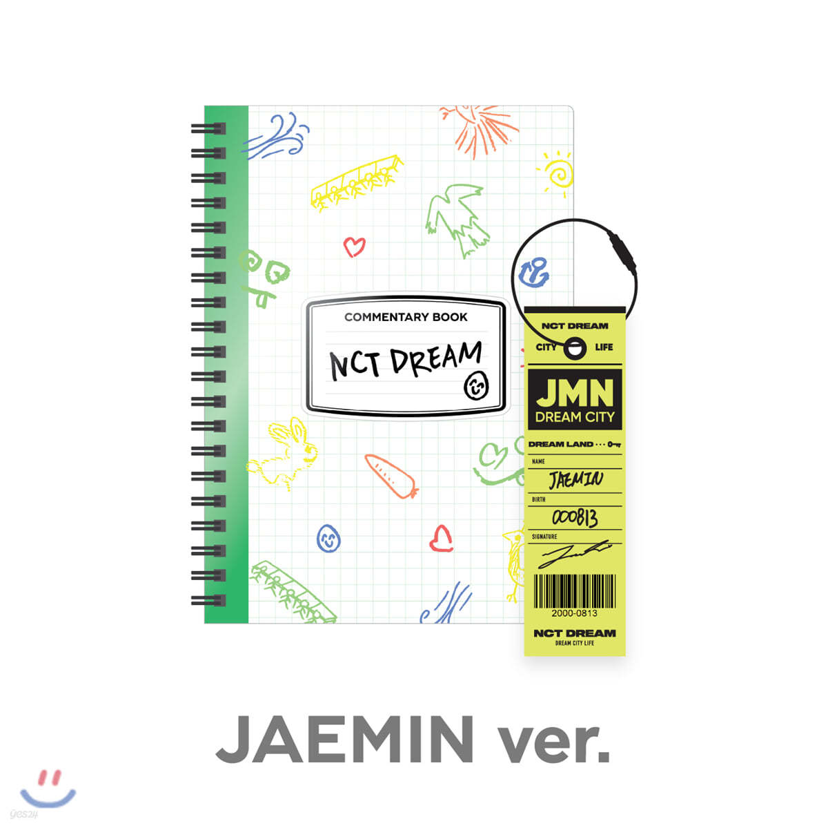 [JAEMIN] 엔시티 드림 (NCT DREAM) - NCT LIFE : DREAM in Wonderland 코멘터리북 + 러기지택 SET