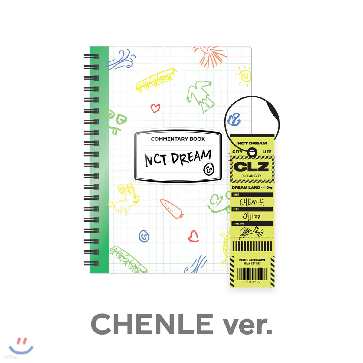 [CHENLE] 엔시티 드림 (NCT DREAM) - NCT LIFE : DREAM in Wonderland 코멘터리북 + 러기지택 SET