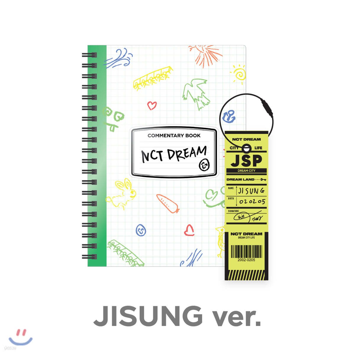 [JISUNG] 엔시티 드림 (NCT DREAM) - NCT LIFE : DREAM in Wonderland 코멘터리북 + 러기지택 SET
