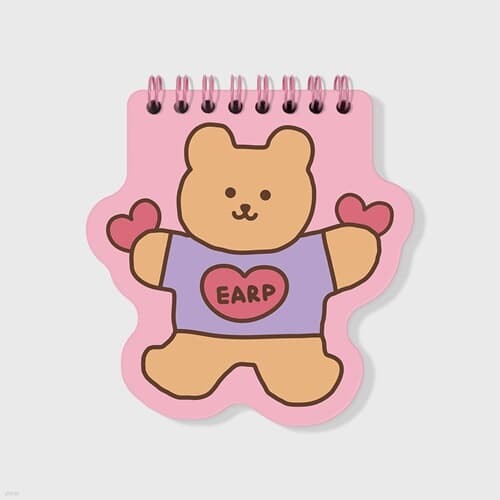 Bear heart-pink(Ʈ)(S)