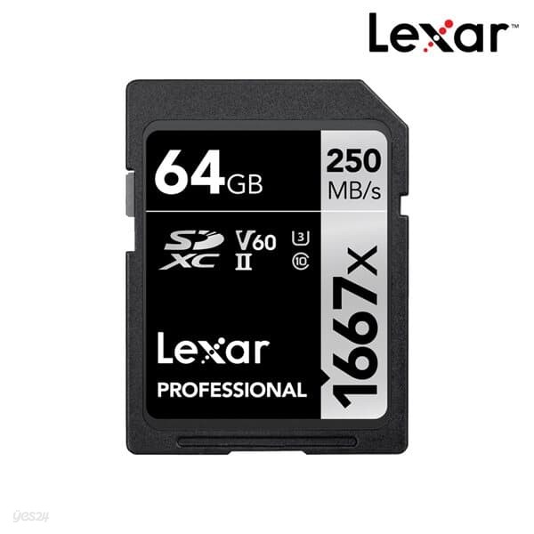 [렉사] 공식판매원 SD카드 1667배속 UHS-Ⅱ급 64GB