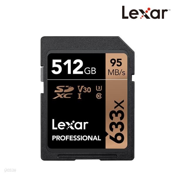 [렉사] 공식판매원 SD카드 633배속 UHS-Ⅰ급 512GB