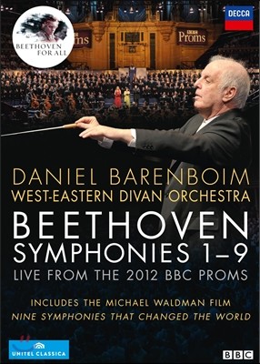 Daniel Barenboim 베토벤 : 교향곡 전곡 (공연실황 & 다큐멘터리) (Beethoven : Symphonies 1~9 Live from the 2012 BBC Proms) 다니엘 바렌보임 & 서동시집 오케스트라