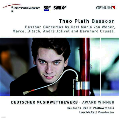 베버, 크루셀, 졸리베: 바순 협주곡 (Weber, Crusell & Jolivet: Bassoon Concerto)(CD) - Theo Plath