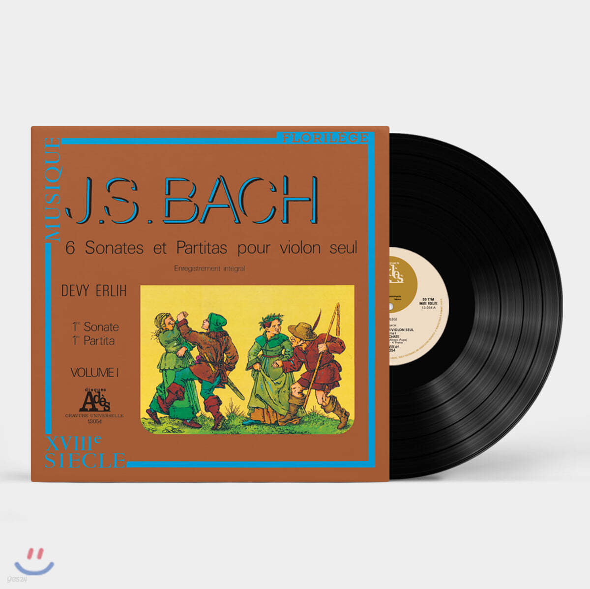 Devy Erlih 바흐: 무반주 바이올린을 위한 소나타와 파르티타 1집 - 드비 에를리히 [LP]