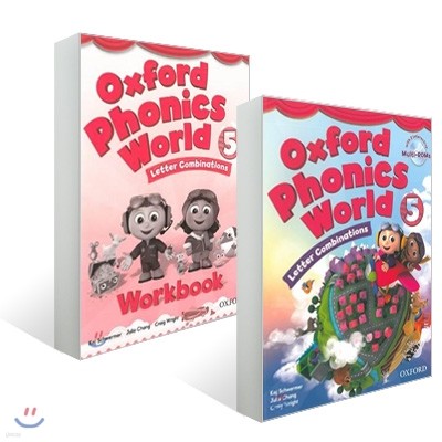Oxford Phonics World 5 : Student Book + Workbook + Multi-Rom CD