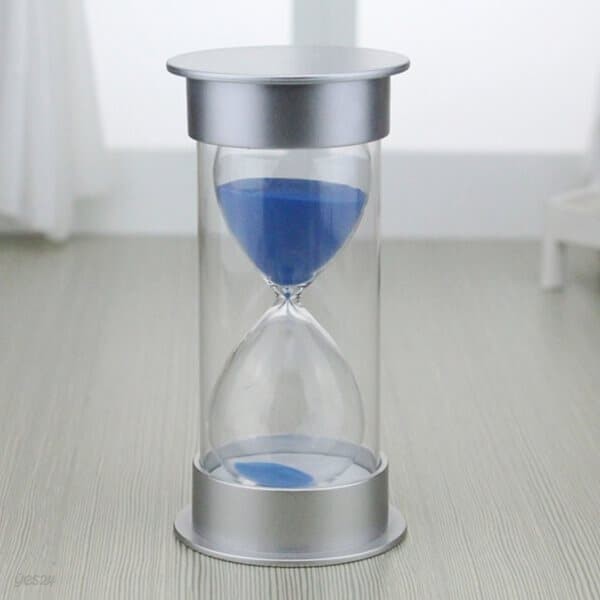모멘트 유리 모래시계(15분) (블루)/ 빈티지소품