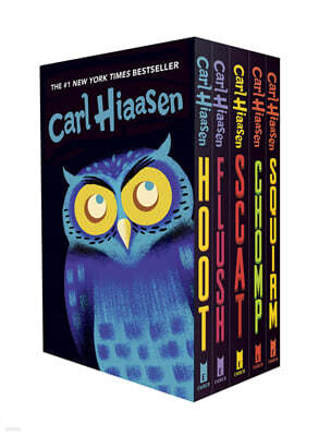 Hiaasen 5-Book Trade Paperback Box Set: Hoot; Flush; Scat; Chomp; Squirm