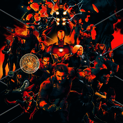 Alan Silvestri — Avengers: Infinity War (어벤져스: 인피니티 워)(O.S.T.)(Gatefold) 앨범 커버