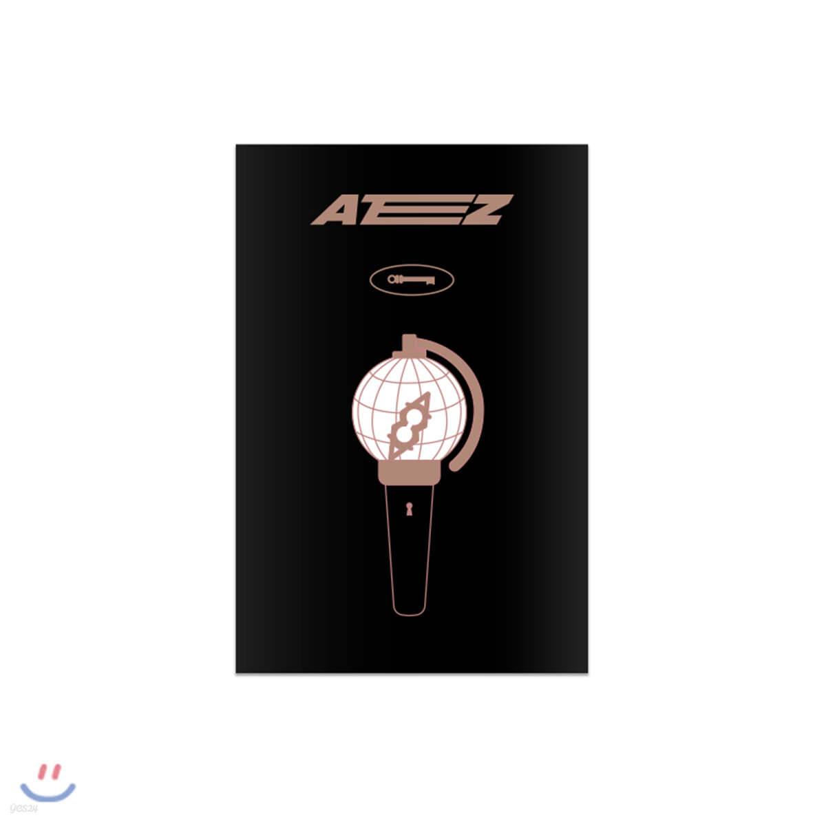 에이티즈 (ATEEZ) - OFFICIAL LIGHT STICK CASE ACCESSORY - METAL BADGE