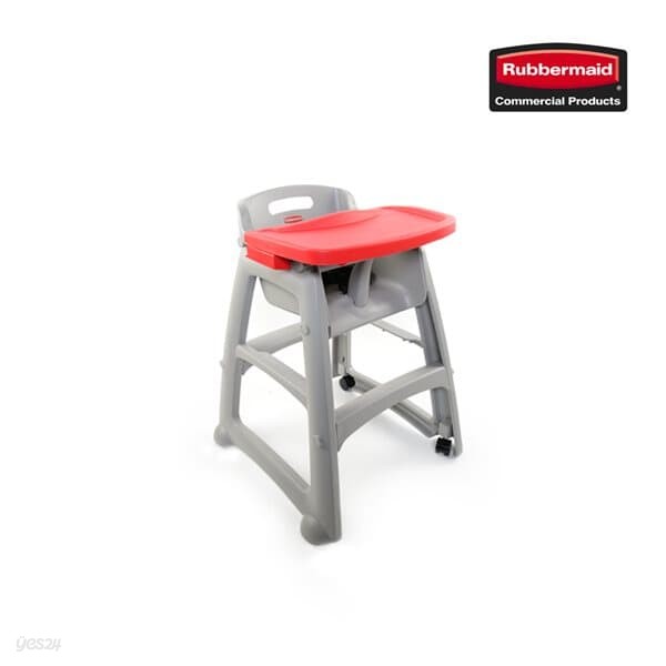 [러버메이드]유아용 식탁의자 풀세트(의자+트레이+바퀴)