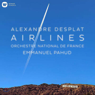 Emmanuel Pahud — Emmanuel Pahud 플루트와 관현악으로 연주한 알렉상드로 데스플라 영화음악 (Alexandre Desplat: Airlines) 앨범 커버
