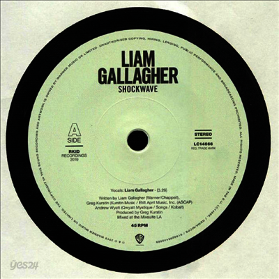 Liam Gallagher - Shockwave (7 inch Single LP)