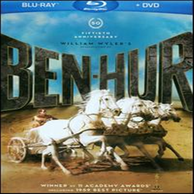 Ben-Hur () : 50th Anniversary Edition (ѱ۹ڸ)(Blu-ray) (2011)