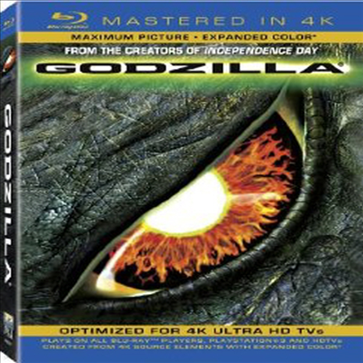 Godzilla () (Mastered in 4K) (Single-Disc Blu-ray + Ultra Violet Digital Copy) (1998)