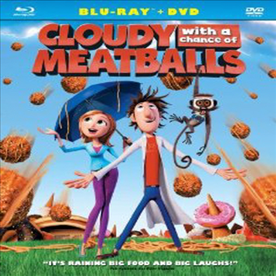 Cloudy with a Chance of Meatballs (ϴÿ  ٸ) (2Blu-ray/DVD Combo) (ѱ۹ڸ)(Blu-ray) (2009)