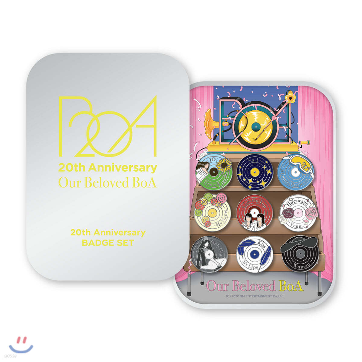 BoA DEBUT 20th ANNIVERSARY 뱃지SET