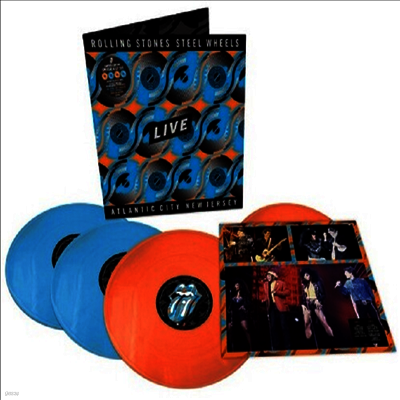 Rolling Stones — Steel Wheels Live (Live From Atlantic City Nj 1989 (Gatefold) 앨범 커버