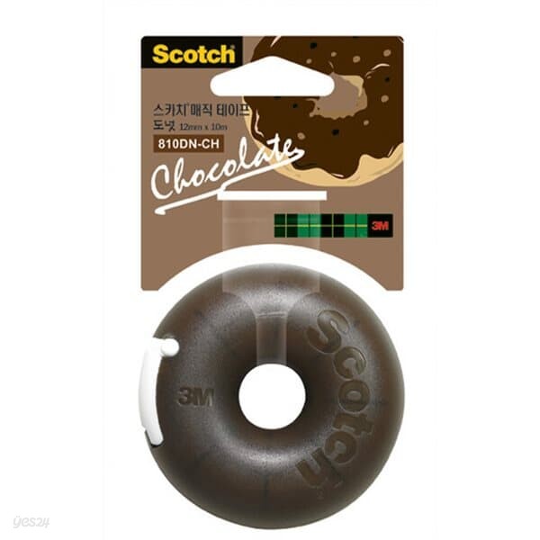 3M매직테이프 도넛(초코/12mmx10m)박스(120개입)