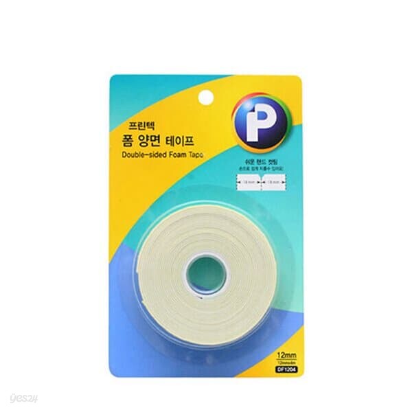 프린텍)폼양면테이프(DF1204/12x4m)갑12개입