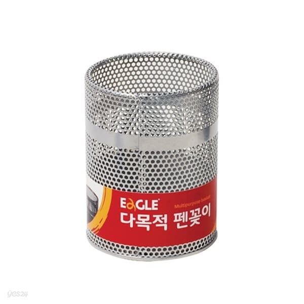 이글)메탈펜꽂이(소)실버갑(12개입)