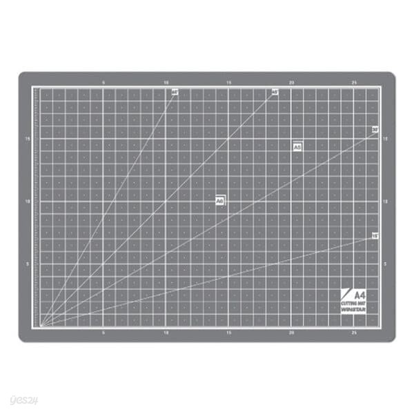 윈스타)커팅매트(A4/그레이)