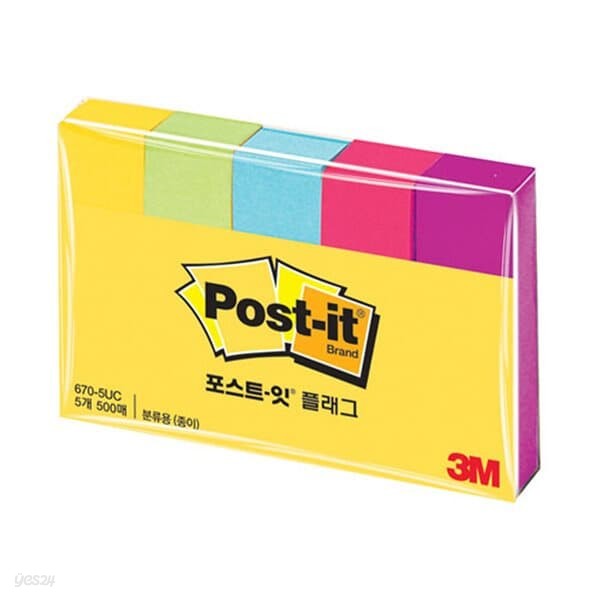3M포스트-잇 플래그(종이/670-5UC)박스(270개입)