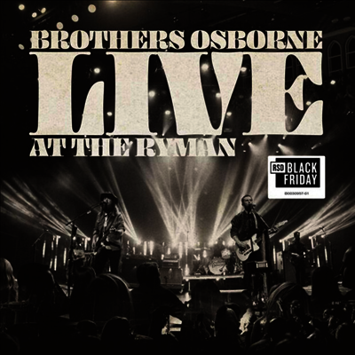 Brothers Osborne — Live At The Ryman 앨범 커버