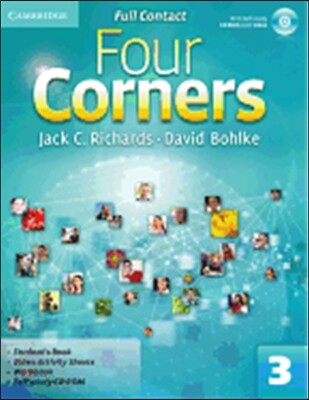 Four Corners Level 3 Student's Book with Self-Study CD-ROM and Online Workbook Pack