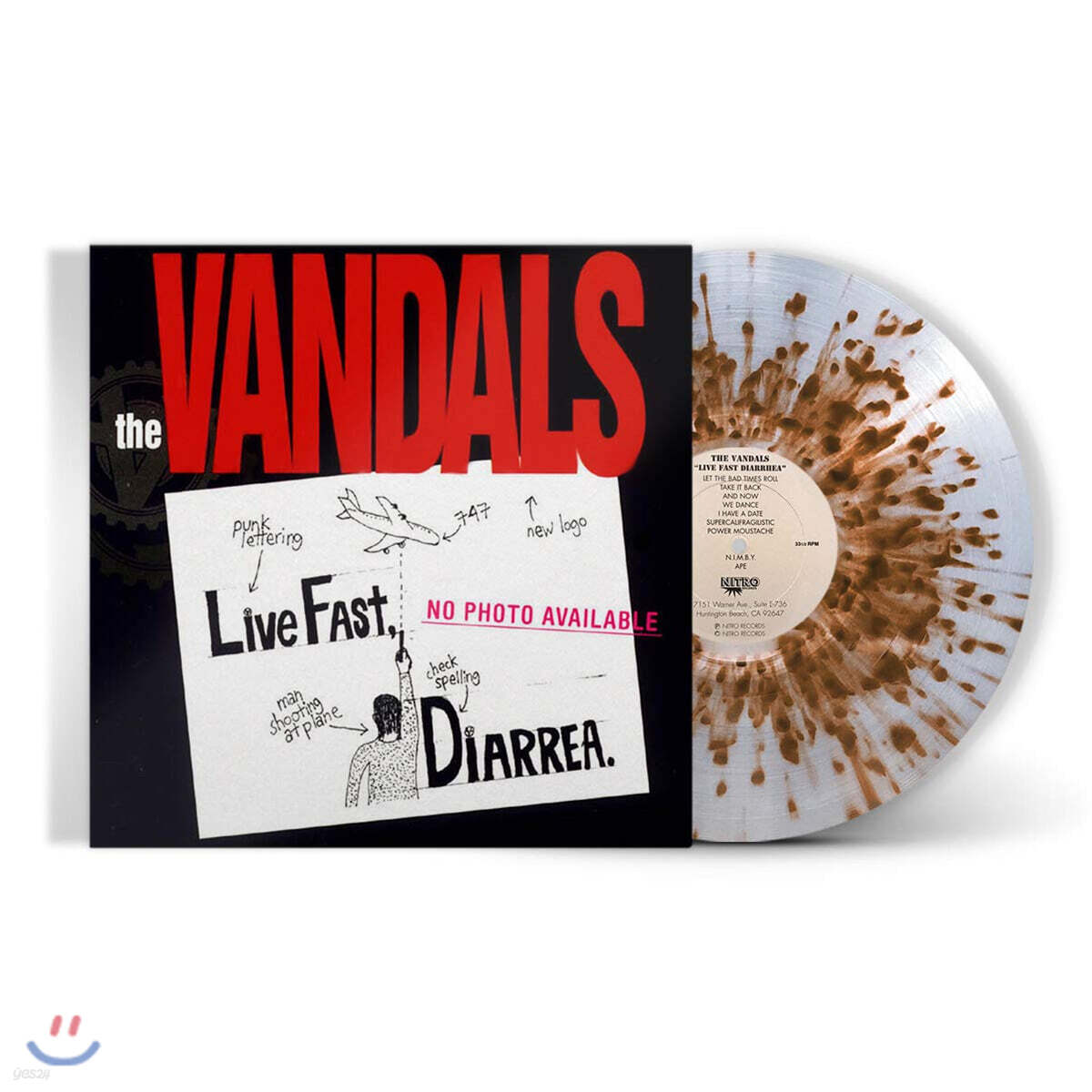 The Vandals (더 반달스) - Live Fast Diarrhea [브라운 스플래터 컬러 LP]