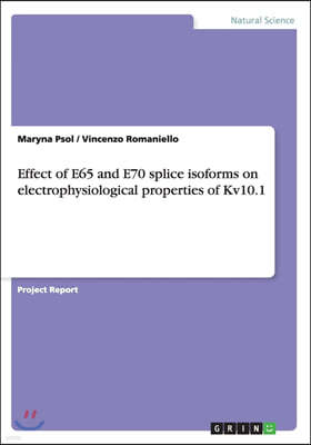 Effect of E65 and E70 Splice Isoforms on Electrophysiological Properties of Kv10.1