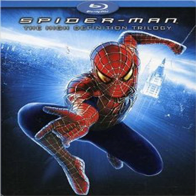 Spider-Man: The High Definition Trilogy (̴) (Spider-Man / Spider-Man 2 / Spider-Man 3) (ѱ۹ڸ)(4Blu-ray) (2006)