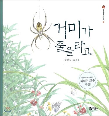 거미가 줄을 타고