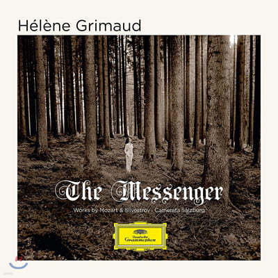 Helene Grimaud , Camerata Salzburg — Helene Grimaud 모차르트: 피아노 협주곡 20번 / 발렌틴 실베스트로프: 메신저 - 엘렌 그뤼모 (The Messenger) 앨범 커버