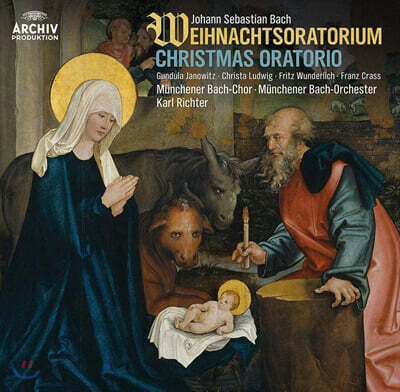 Karl Richter , Munchener Bach-Orchester — Karl Richter 바흐: 크리스마스 오라토리오 (Bach: Weihnachtsoratorium) 앨범 커버