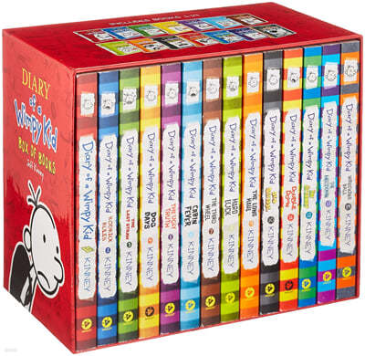 Diary of a Wimpy Kid Box of Books 1-14 : 윔피키드 원서 14권 박스 세트 (미국판)