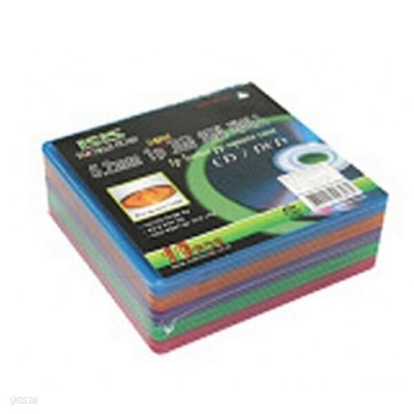 컴코스)CD케이스(연질/컬러/10P)박스(40팩입)