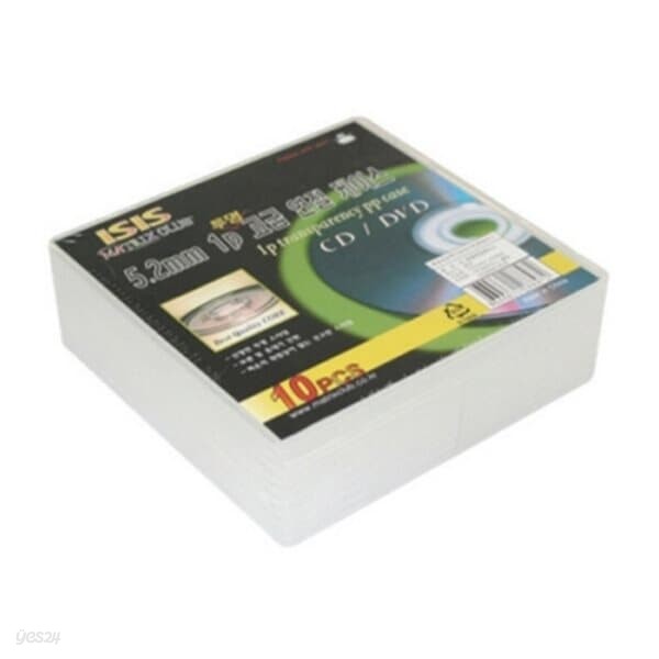 컴코스)CD케이스(연질/투명/10P)박스(40팩입)