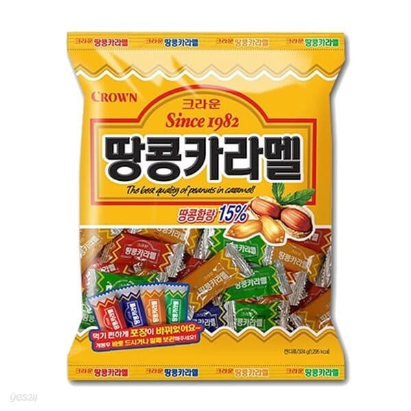 크라운)5400 땅콩카라멜박스(6개입)