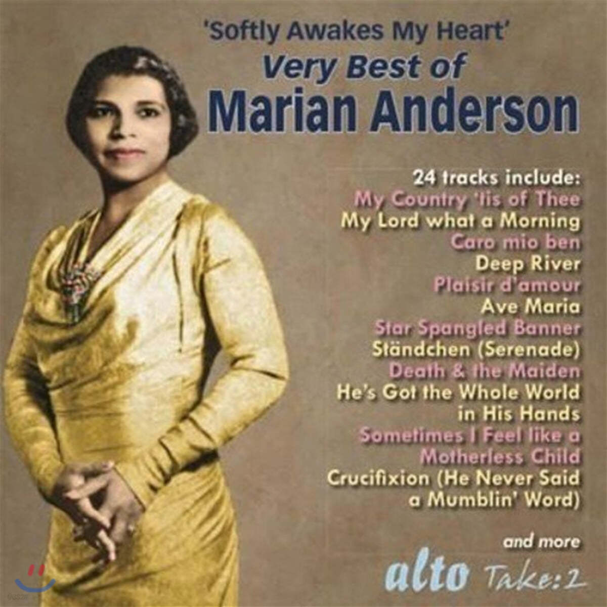 Marian Anderson 마리안 앤더슨 베스트 모음집 (Very Best of Marian Anderson - Softly Awakes My Heart)