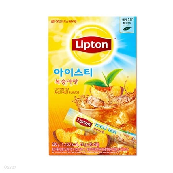 립톤)아이스티 복숭아맛 스틱(20개입)박스(20개입)